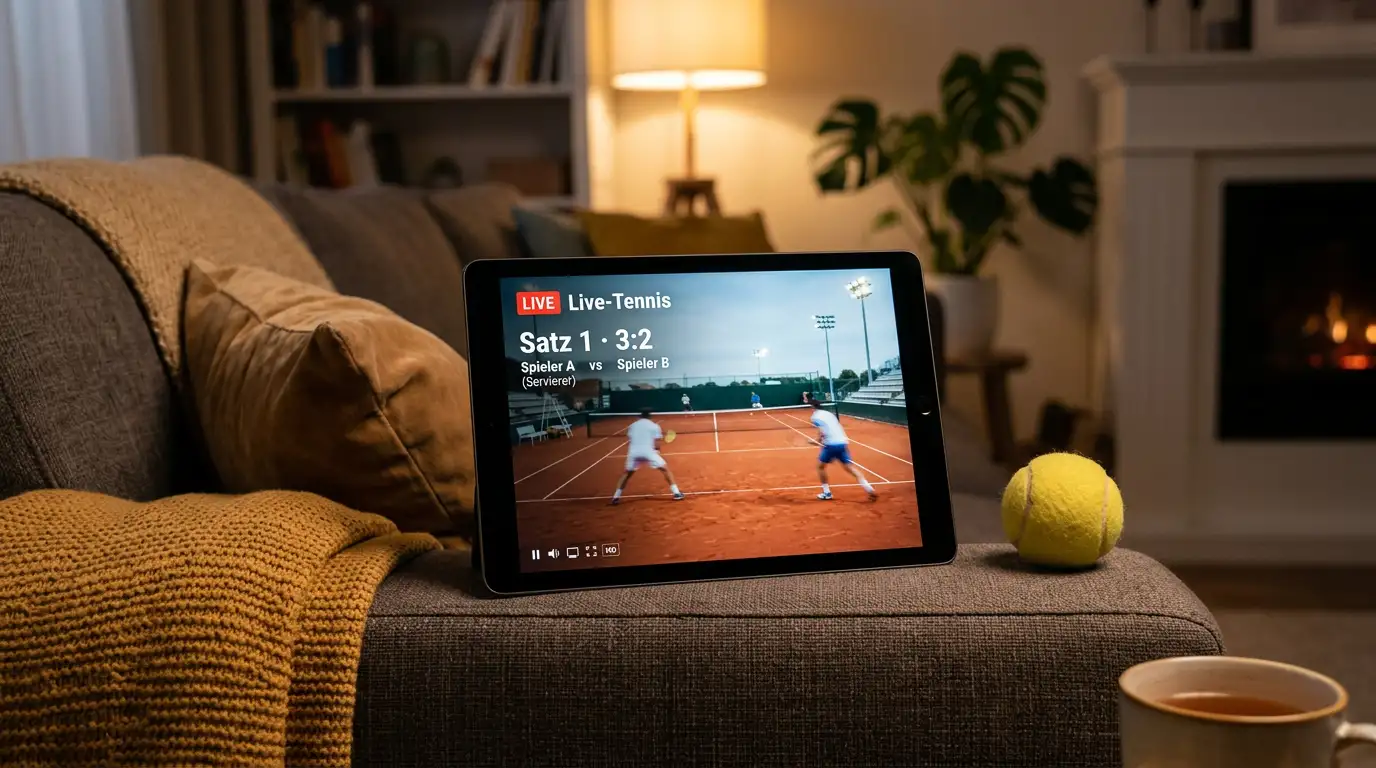 Tennis-Live-Streaming bei Wettanbietern mit Latenz-Analyse und 4Sight-Overlays