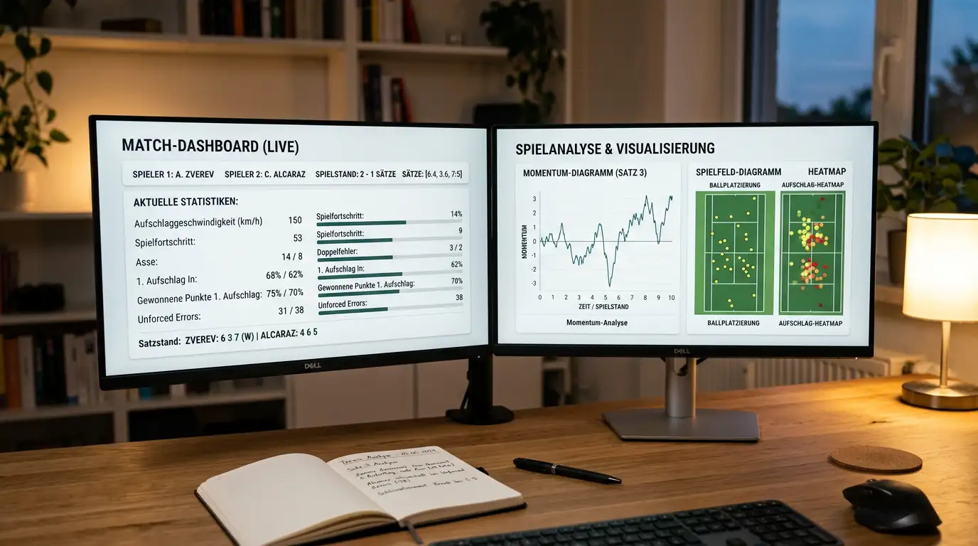 Tennis-Statistik-Quellen und Datenbanken für Wettanalyse 2026